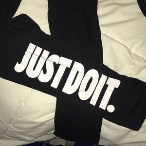 Nike JUST DO IT black Leggings